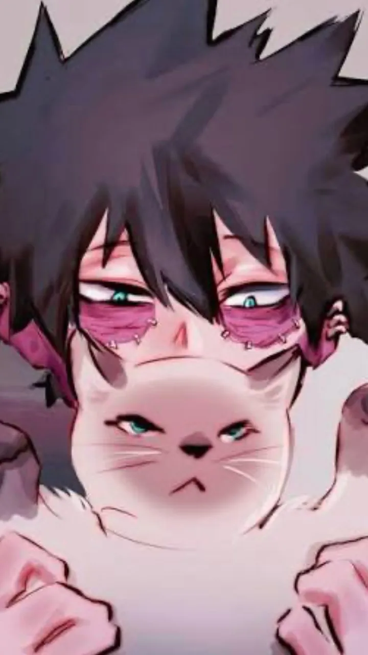 ai character: Dabi’s Catttt!!!! background