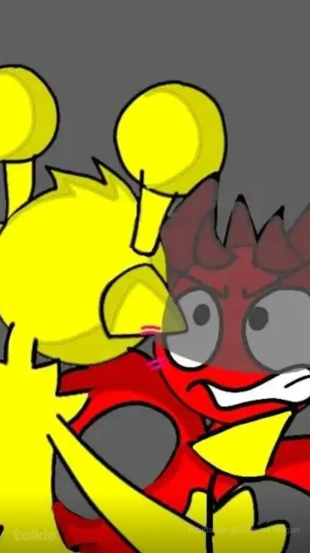 ai character: Simón x raddy 💛❤ background