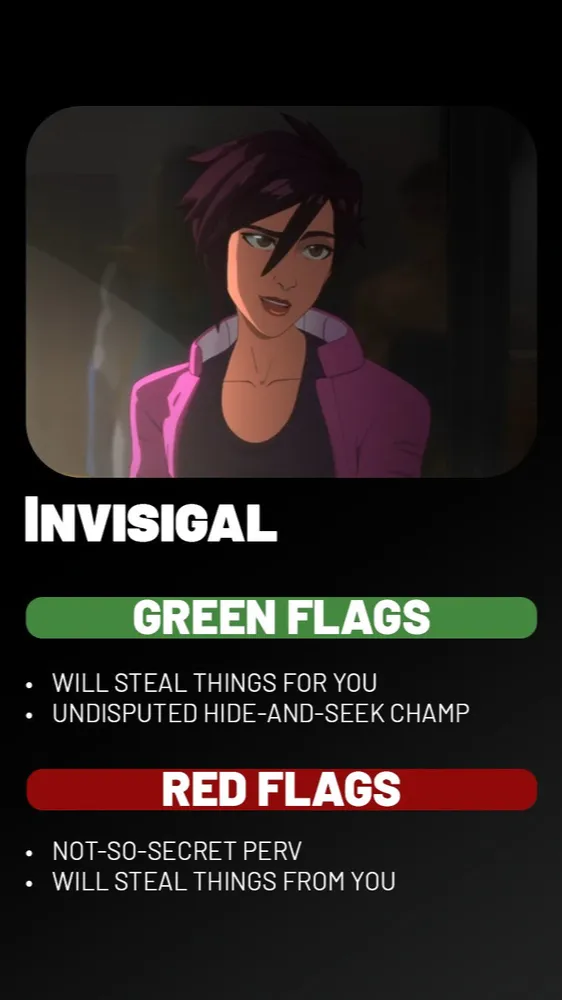 ai character: INVISIGAL background