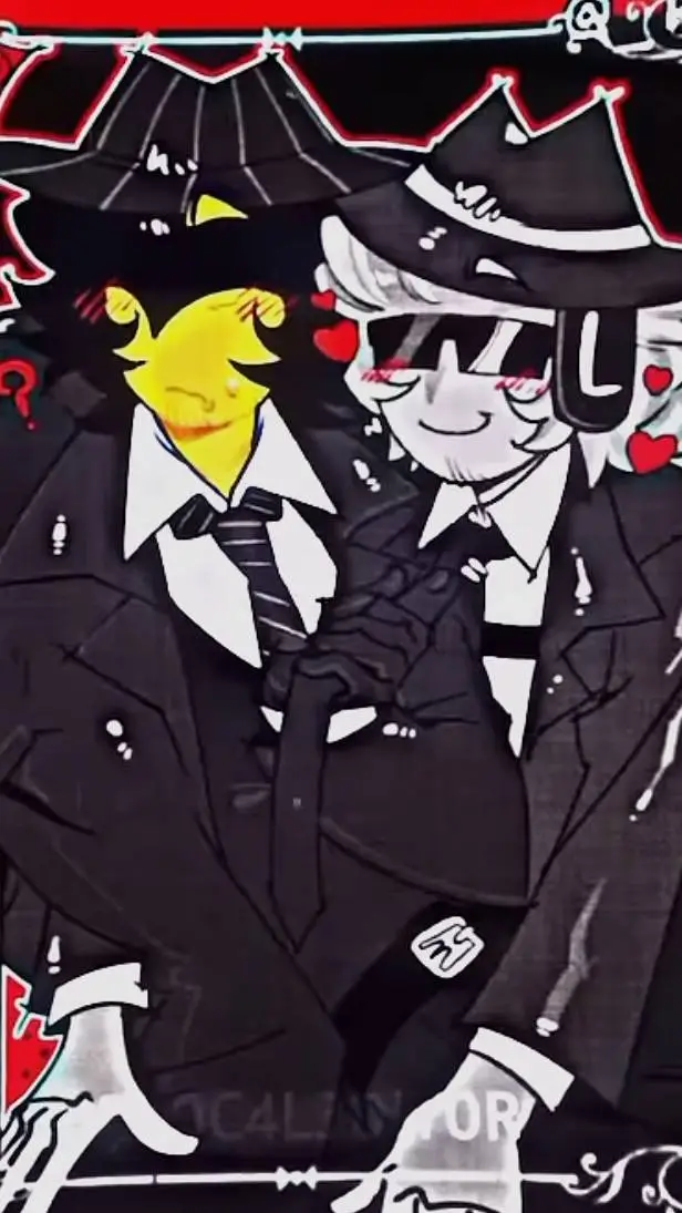 ai character: double fedora 2 background