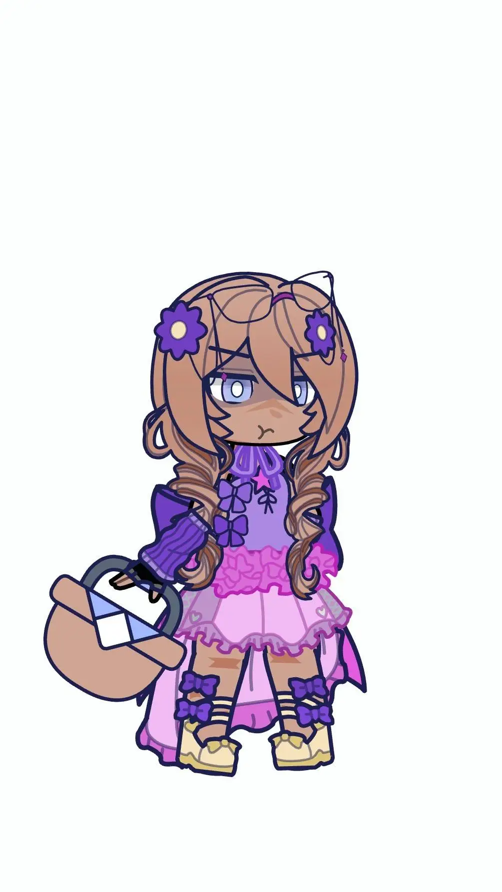 ai character: bassie gacha life background