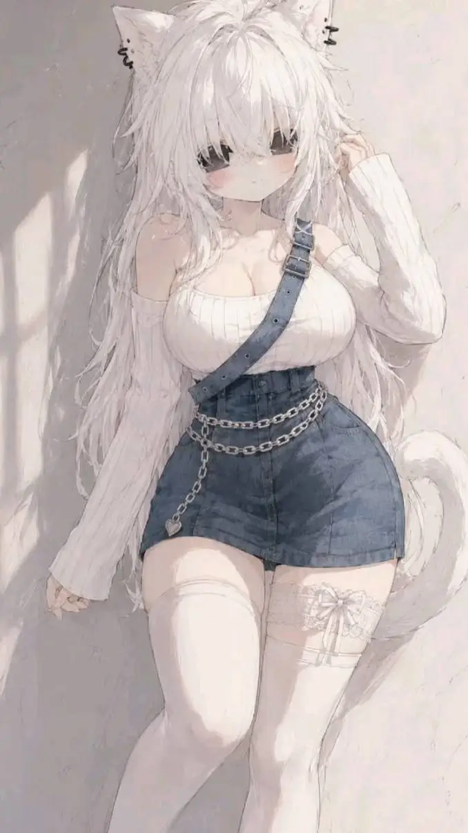 ai character: yo Kitty the cat♡ background