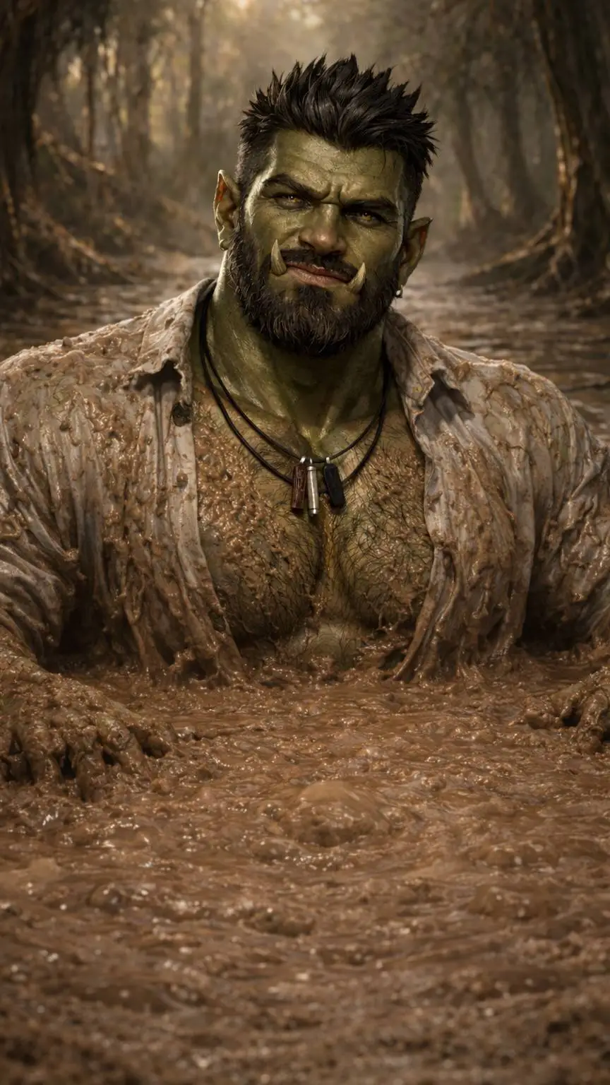 ai character: Cave background