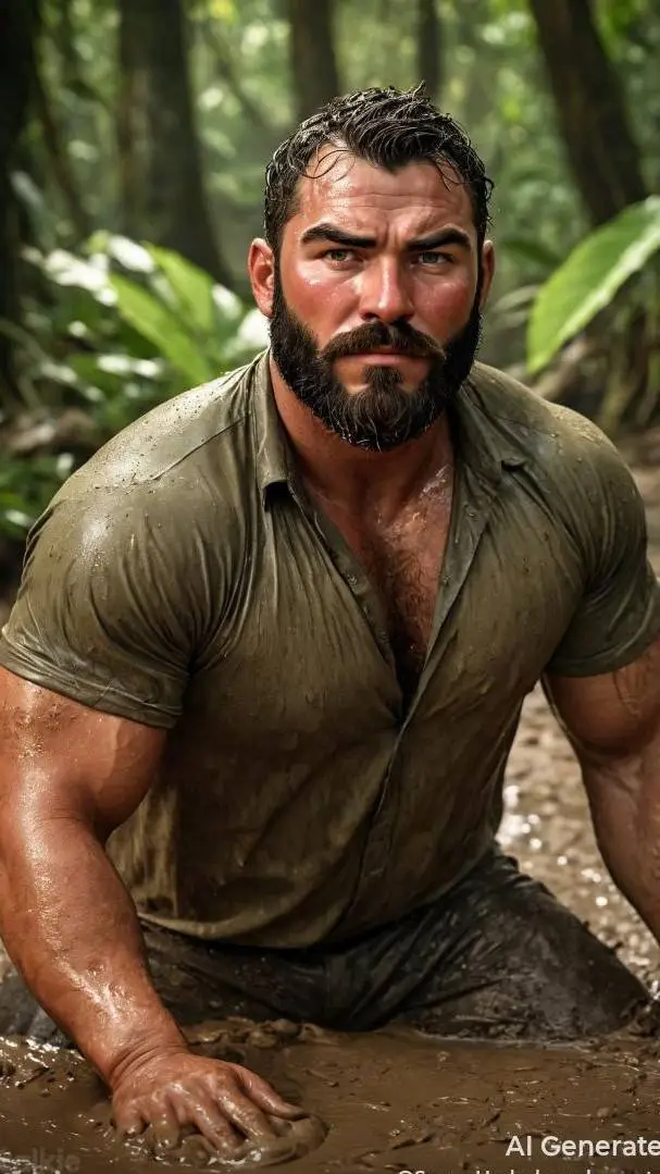 ai character: Stone background