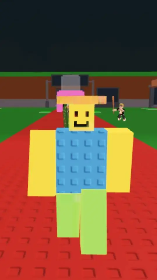 ai character: Mr.Noobini pizza background