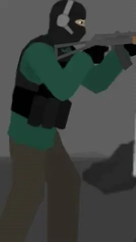 ai character: Flat zombie(4) background
