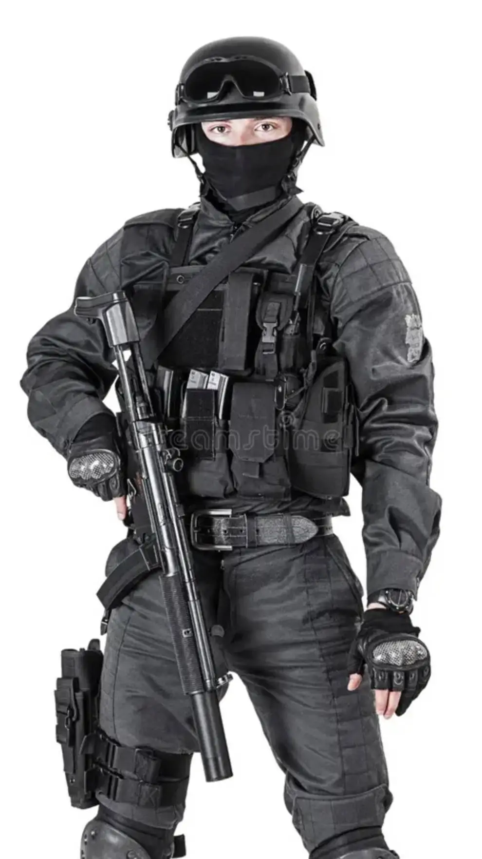 ai character: SWAT background