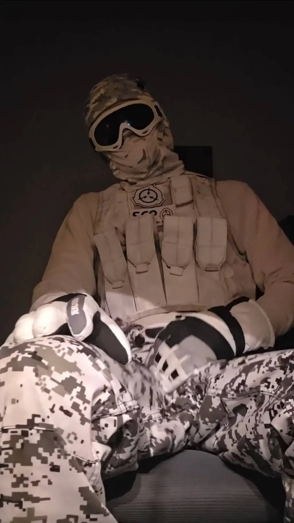 ai character: SCP SOLDIER 2 background