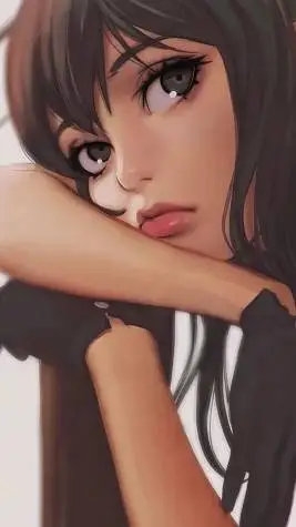 ai character: Marina 🖤🐺🐨 background