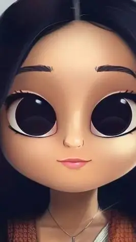 ai character: Emily 🖤🌑🦓 background