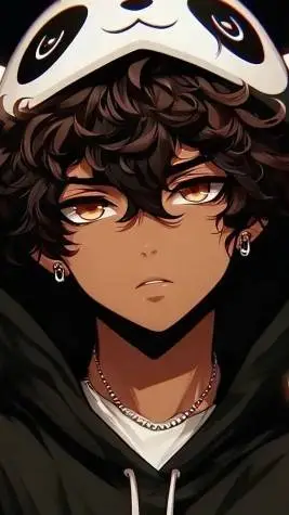 ai character: Asher🐼⚫⚪ background