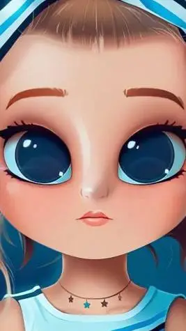 ai character: Lina❄️🥶🌊 background