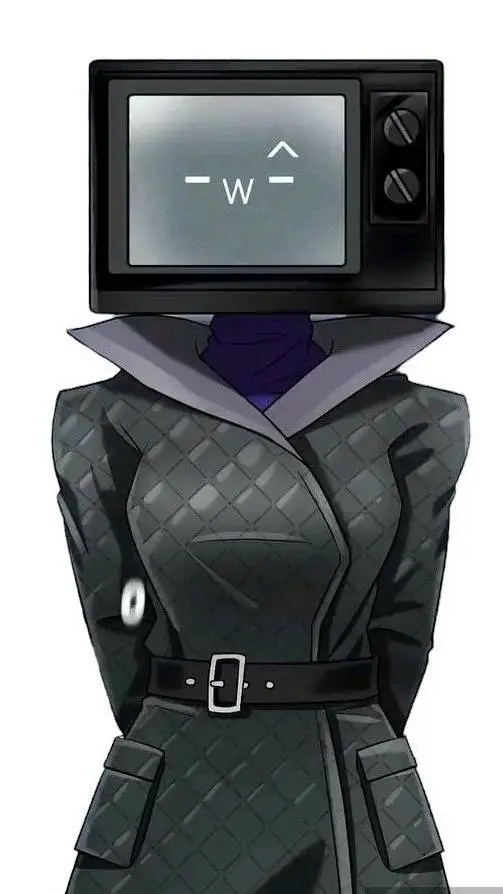 ai character: Tv woman~ background