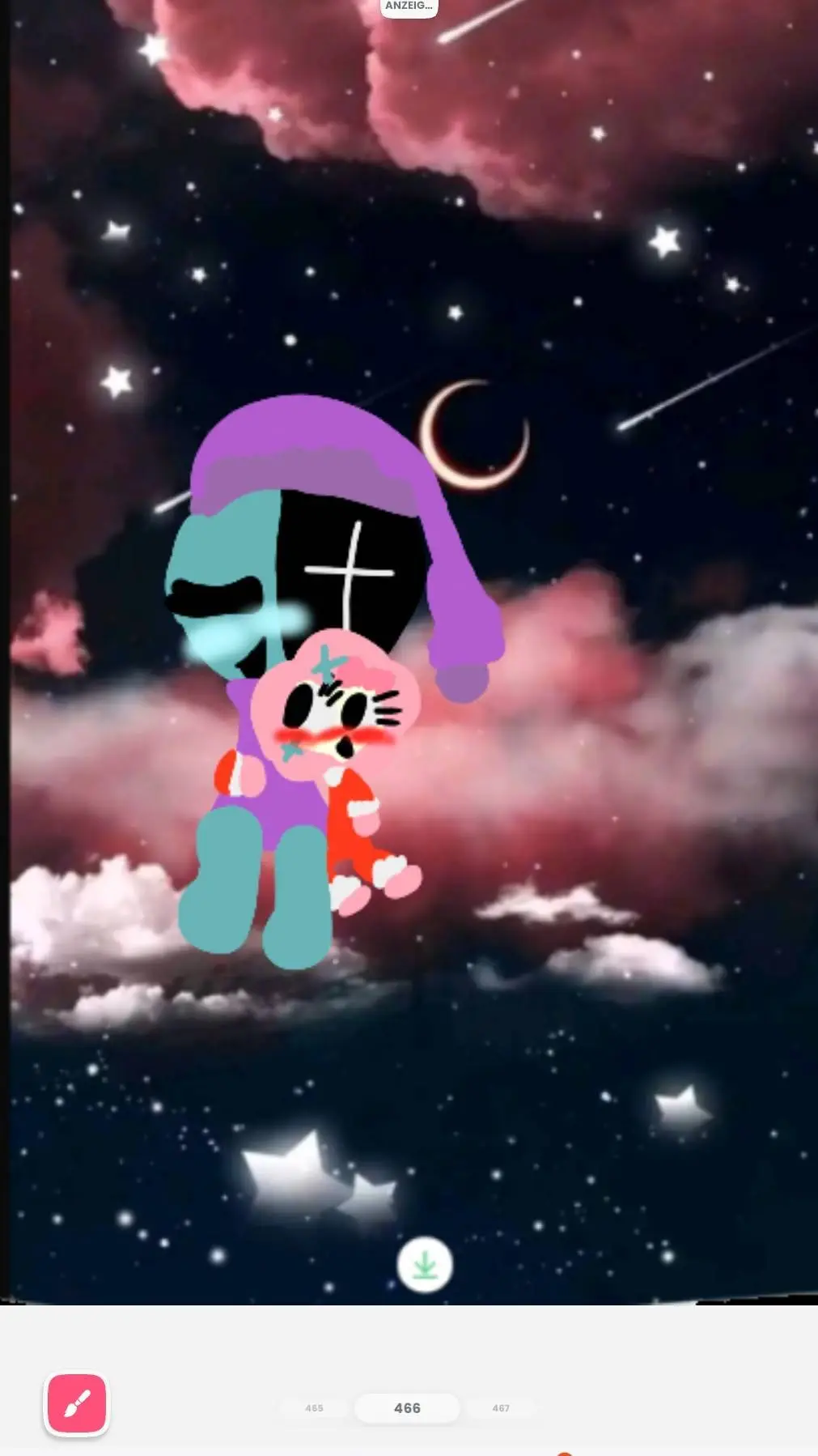 ai character: leonora x astro background