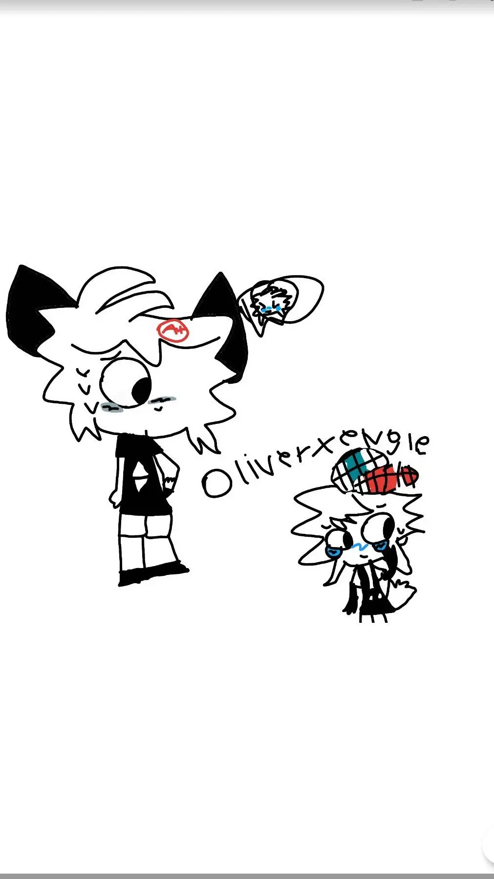 ai character: oliver x engel💕💘 background
