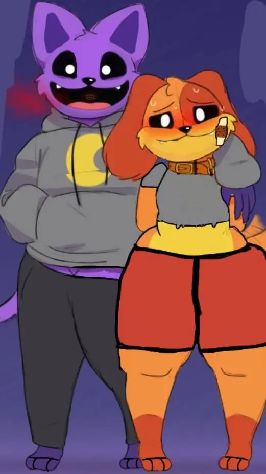 ai character: Daydog x Napcat background
