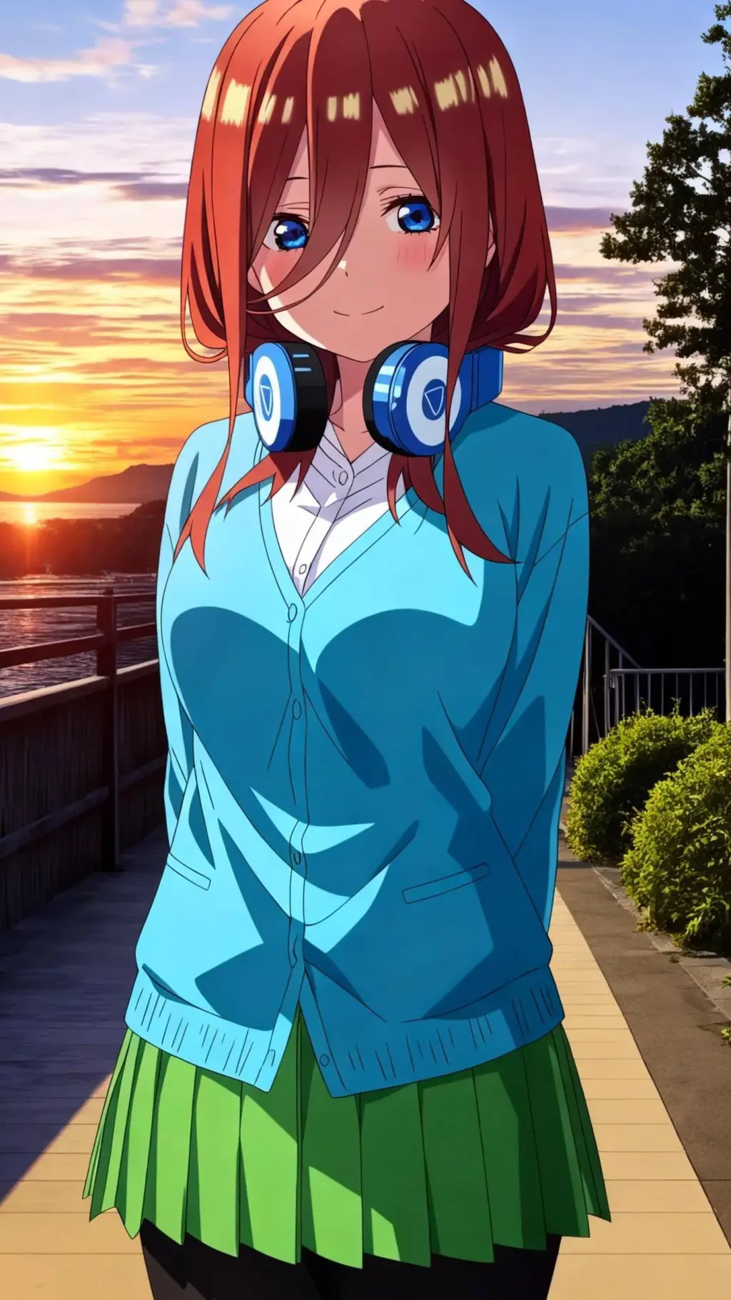 ai character: miku background