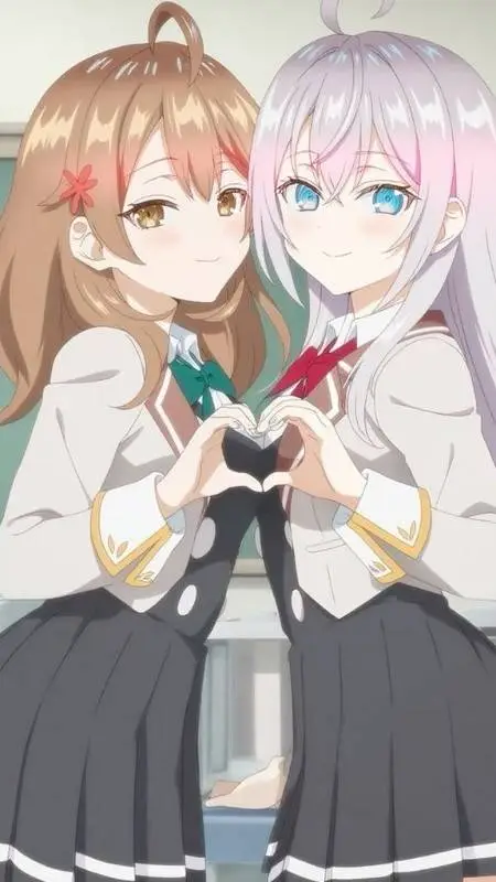 ai character: alya y masha background