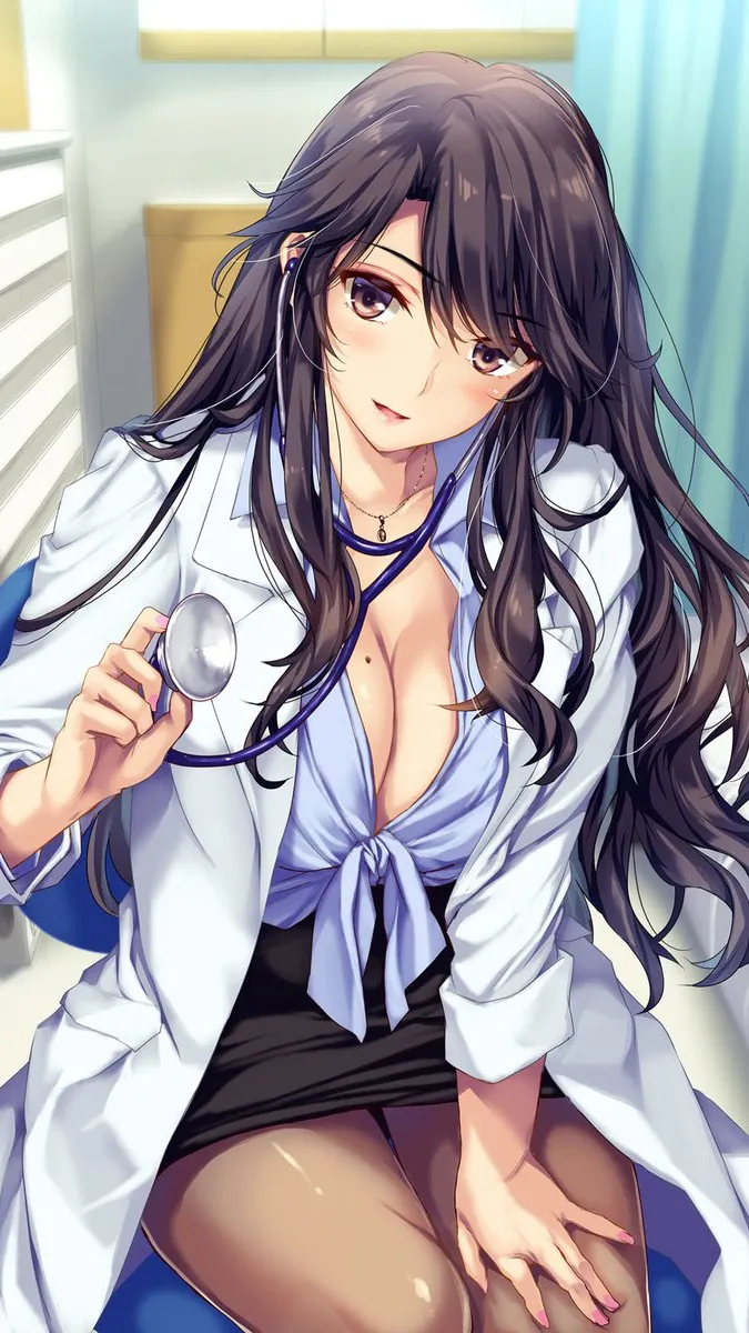 ai character: Ginecologist girl background