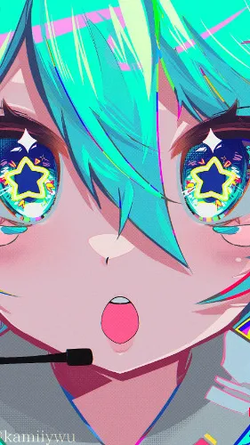 ai character: Miku background