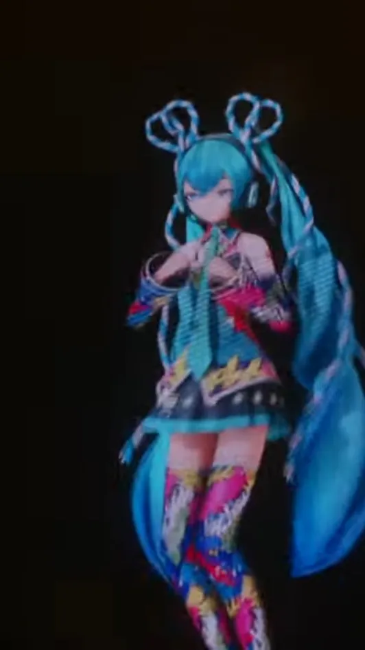 ai character: Hatsune Miku background