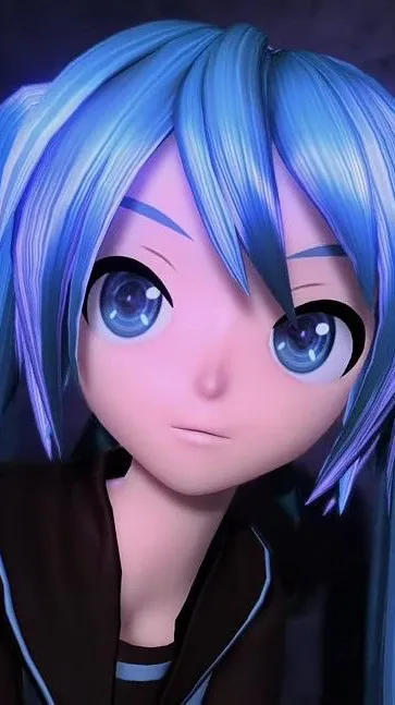 ai character: Miku background