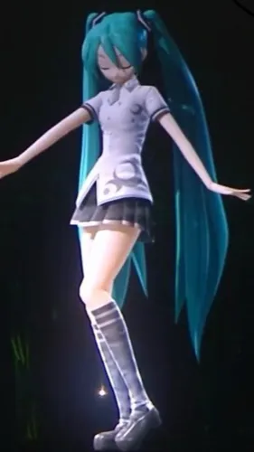 ai character: Hatsune Miku background