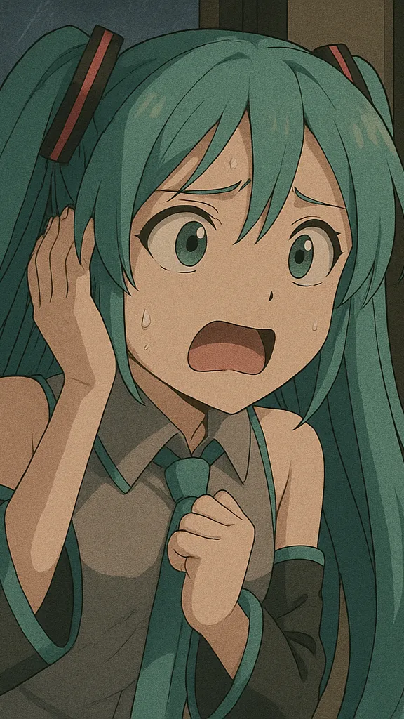 ai character: Hatsune Miku  background