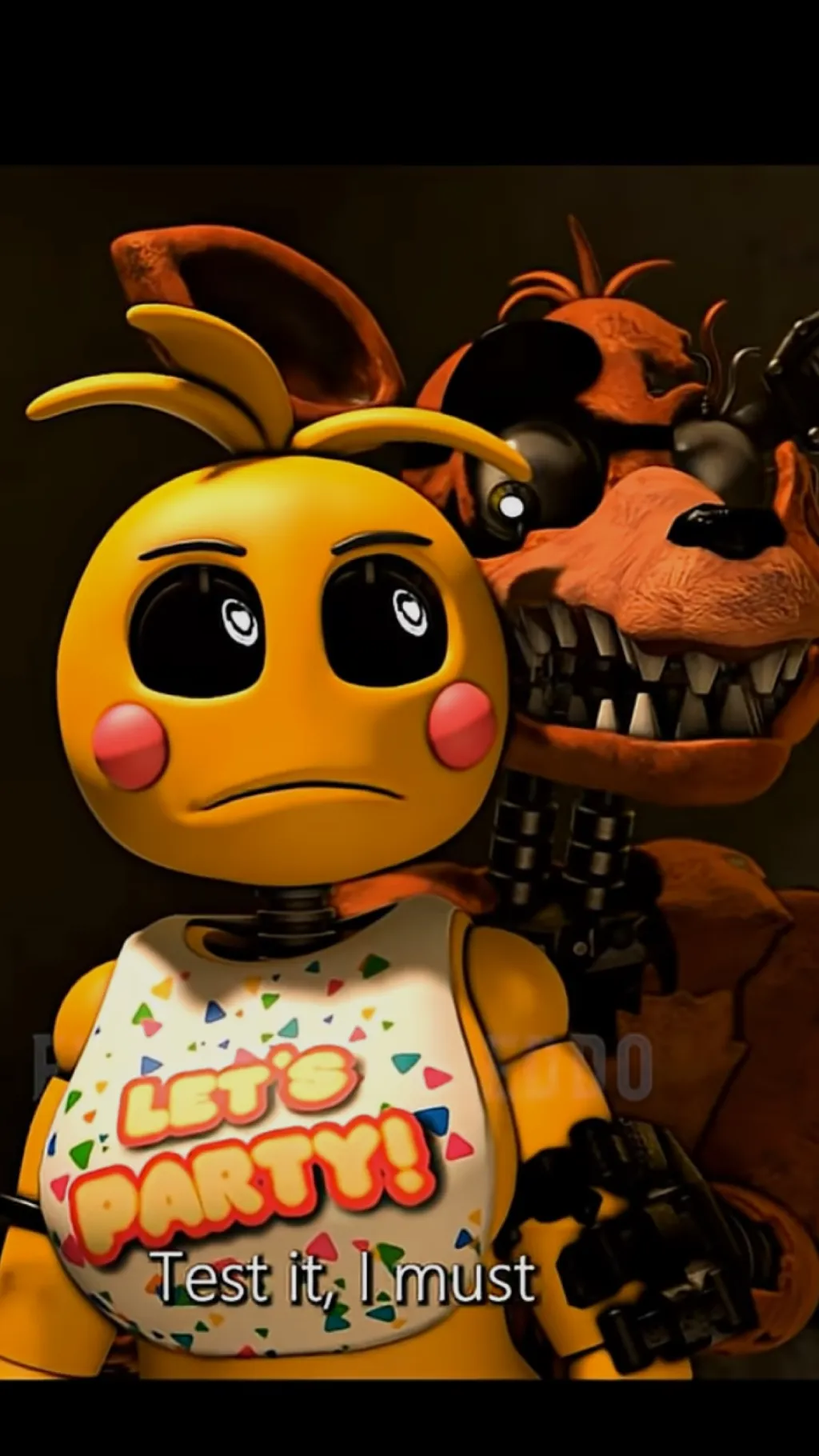 ai character: Toy chica background