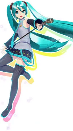 ai character: Hatsune Miku background