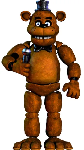 ai character: Freddy faz bear background