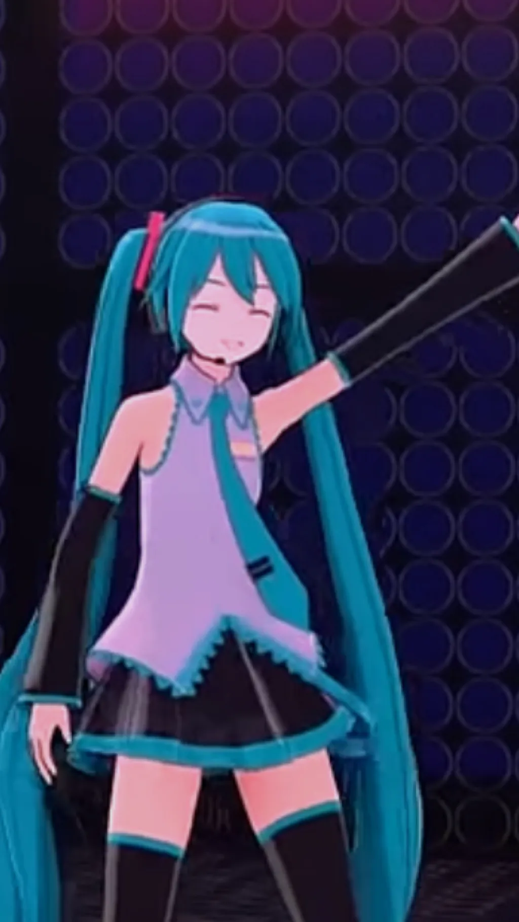 ai character: Miku background