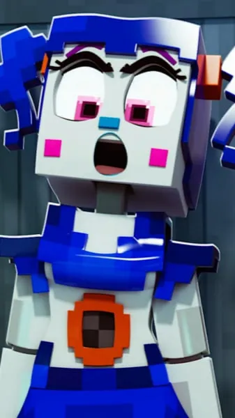 ai character: Circus blueby background