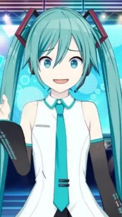 ai character: Hatsune Miku  background