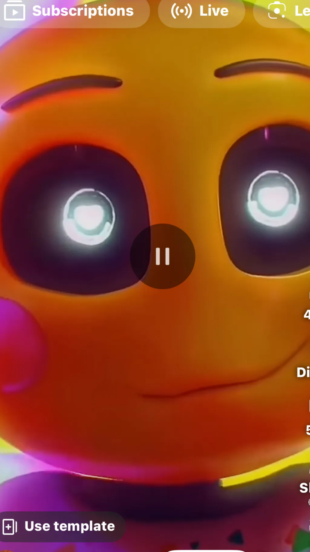 ai character: Toy Chica background