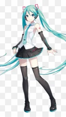 ai character: Miku background