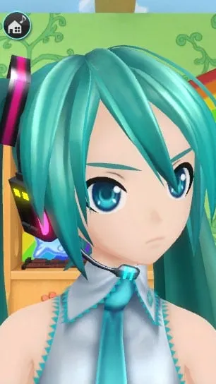 ai character: Hatsune Miku background