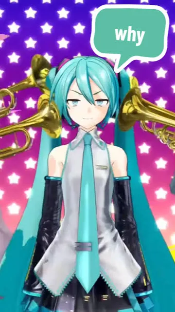 ai character: Hatsune Miku background