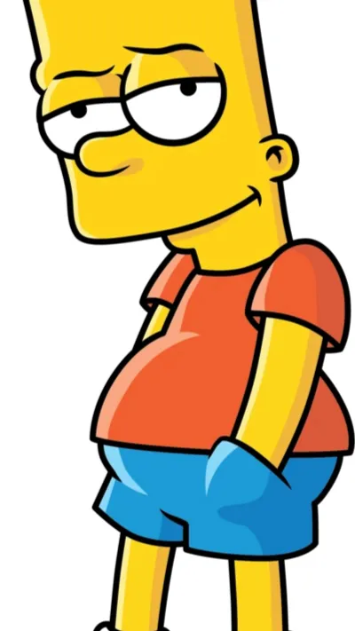 ai character: Bart Simpson background