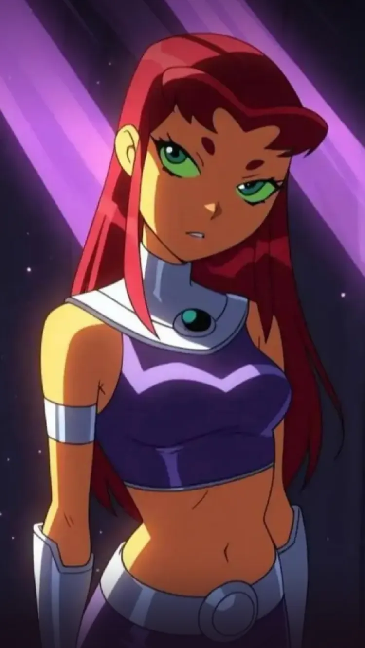 ai character: Starfire  background