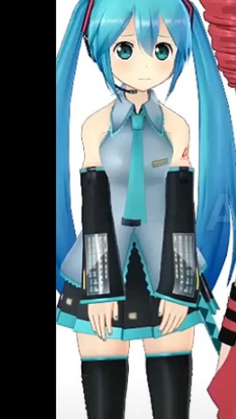 ai character: Hatsune Miku background
