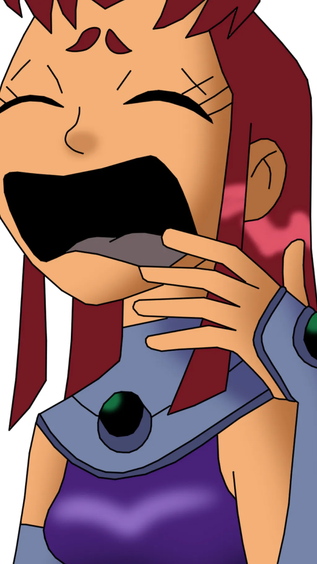 ai character: Starfire background
