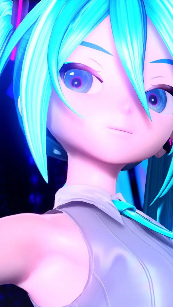 ai character: Hatsune Miku background
