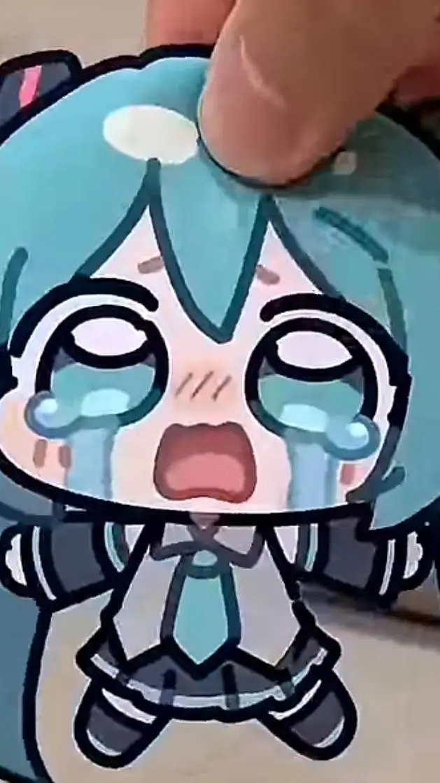 ai character: Chibi baby miku background