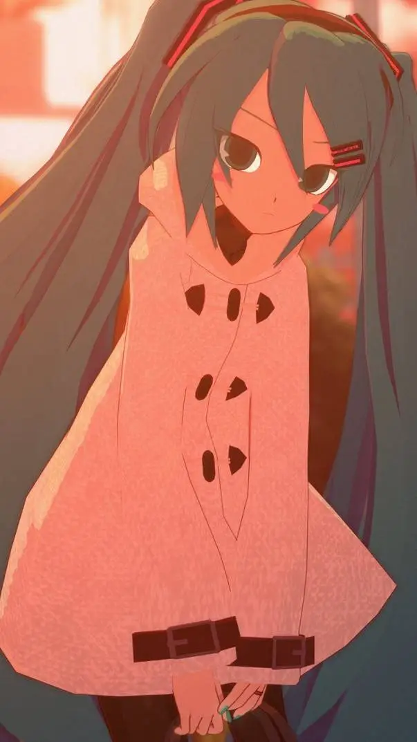 ai character: miku background