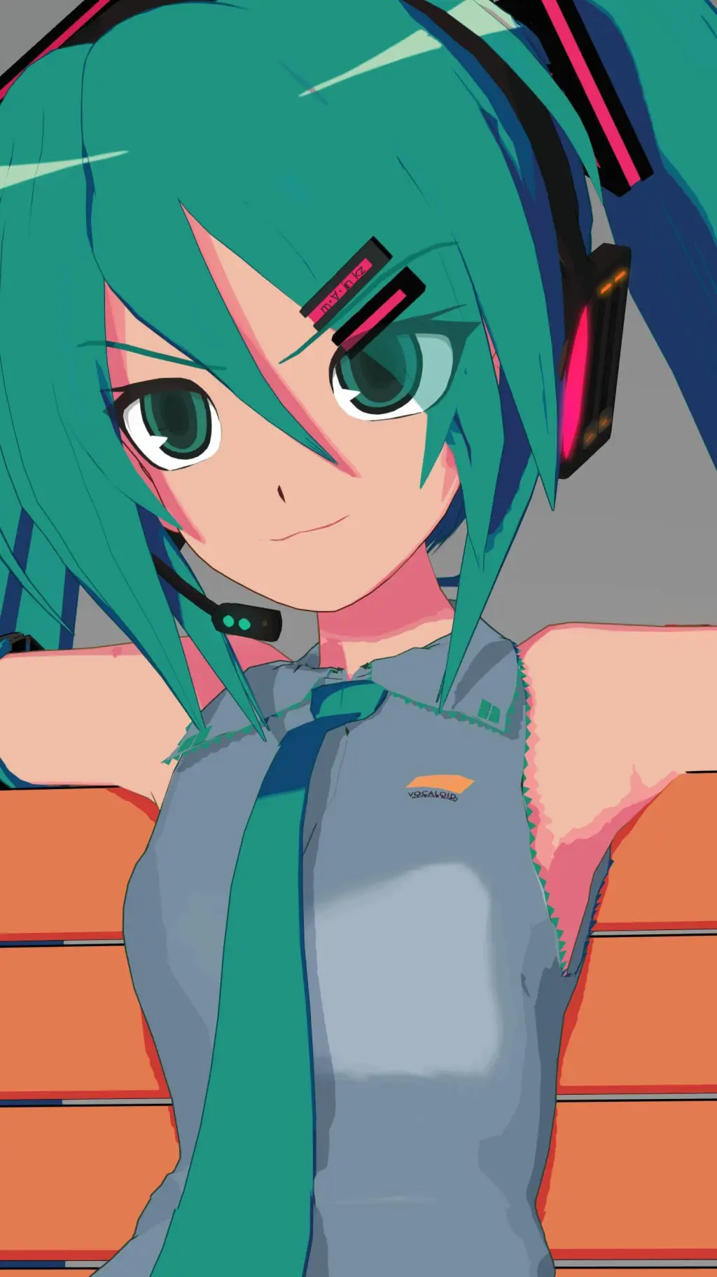 ai character: miku background