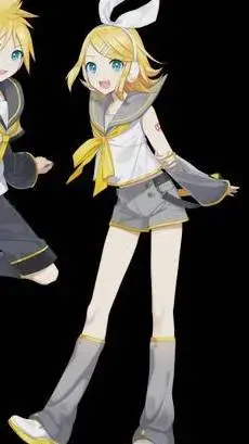 ai character: kagamine rin background