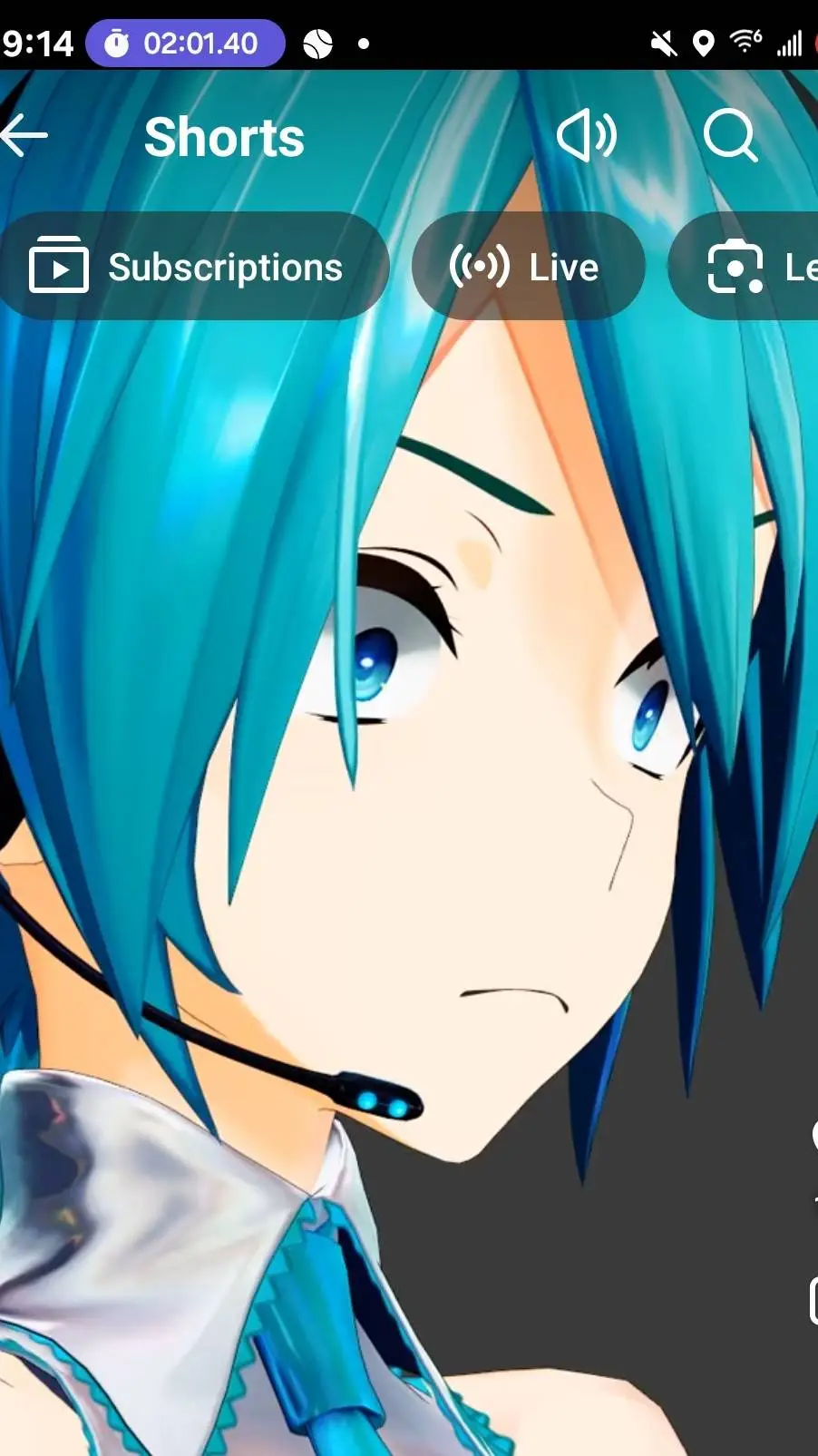 ai character: hatsune miku background