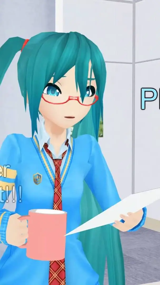ai character: miku background