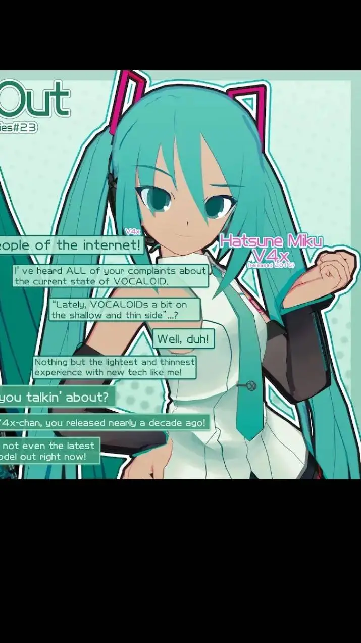 ai character: Hatsune Miku background